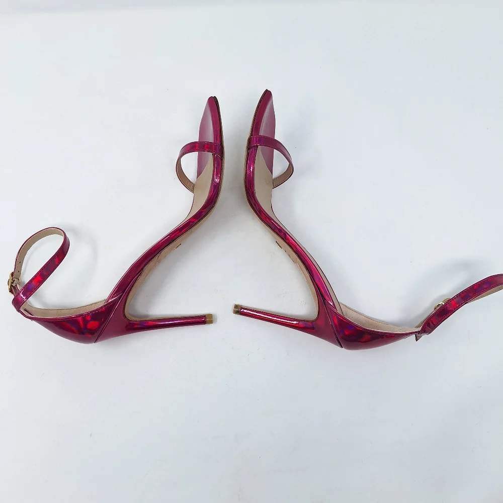 Stuart Weitzman Nudistcurve 100mm pink Sandals heels size 6.5